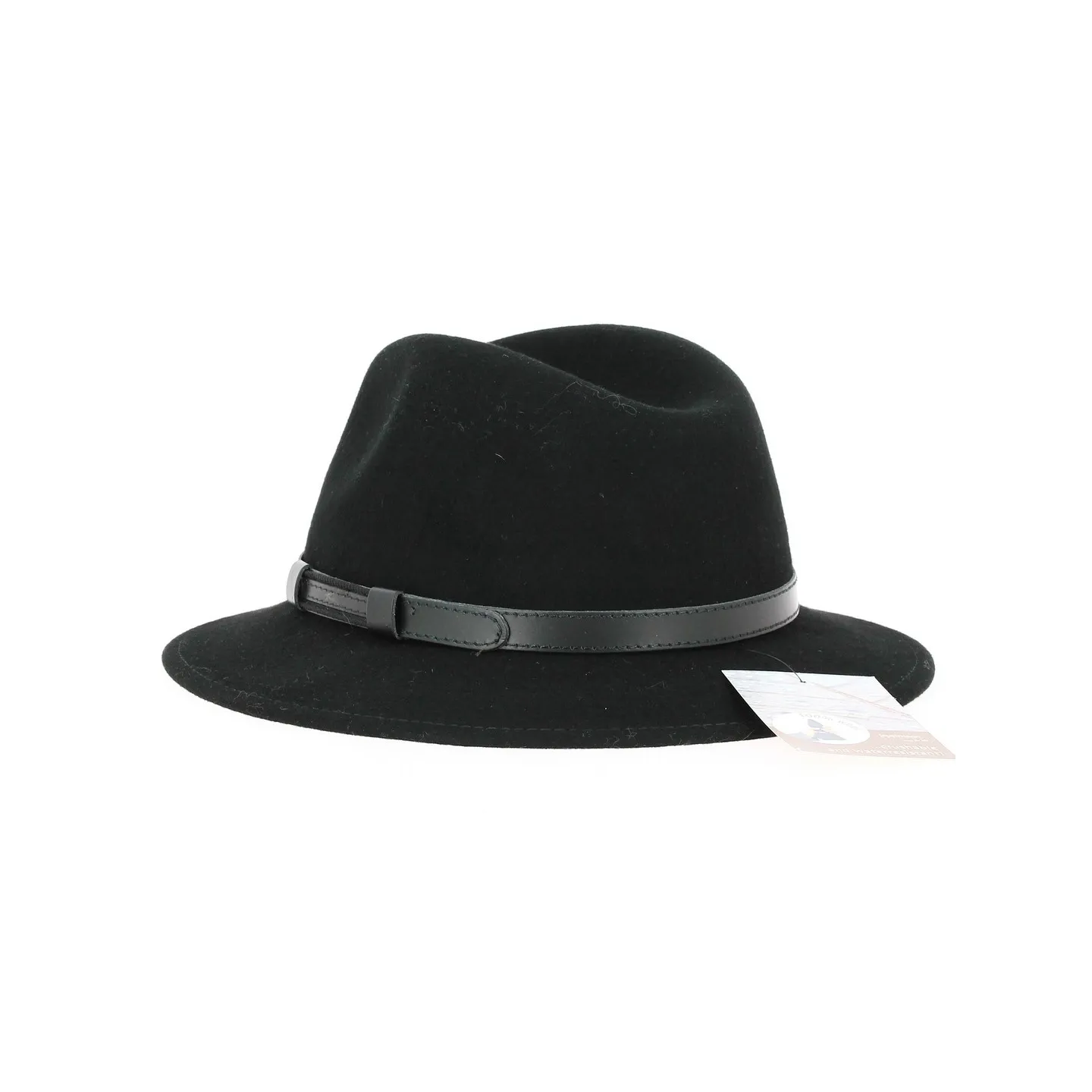 Chapeau traveller Annecy Feutre Laine Noir Imperméable - Traclet Reference : 13525 | Chapellerie Traclet