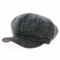 Casquette Gavroche laine anthracite - Traclet