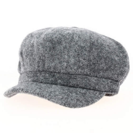 Casquette Gavroche laine gris - Traclet Casquette Gavroche laine gris - Traclet