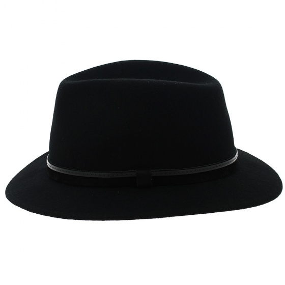 Chapeau noir poil de lapin Bellamy Potenza Feutre poil de lapin - Traclet Chapeau noir poil de lapin Bellamy Potenza Feutre poil de lapin - Traclet