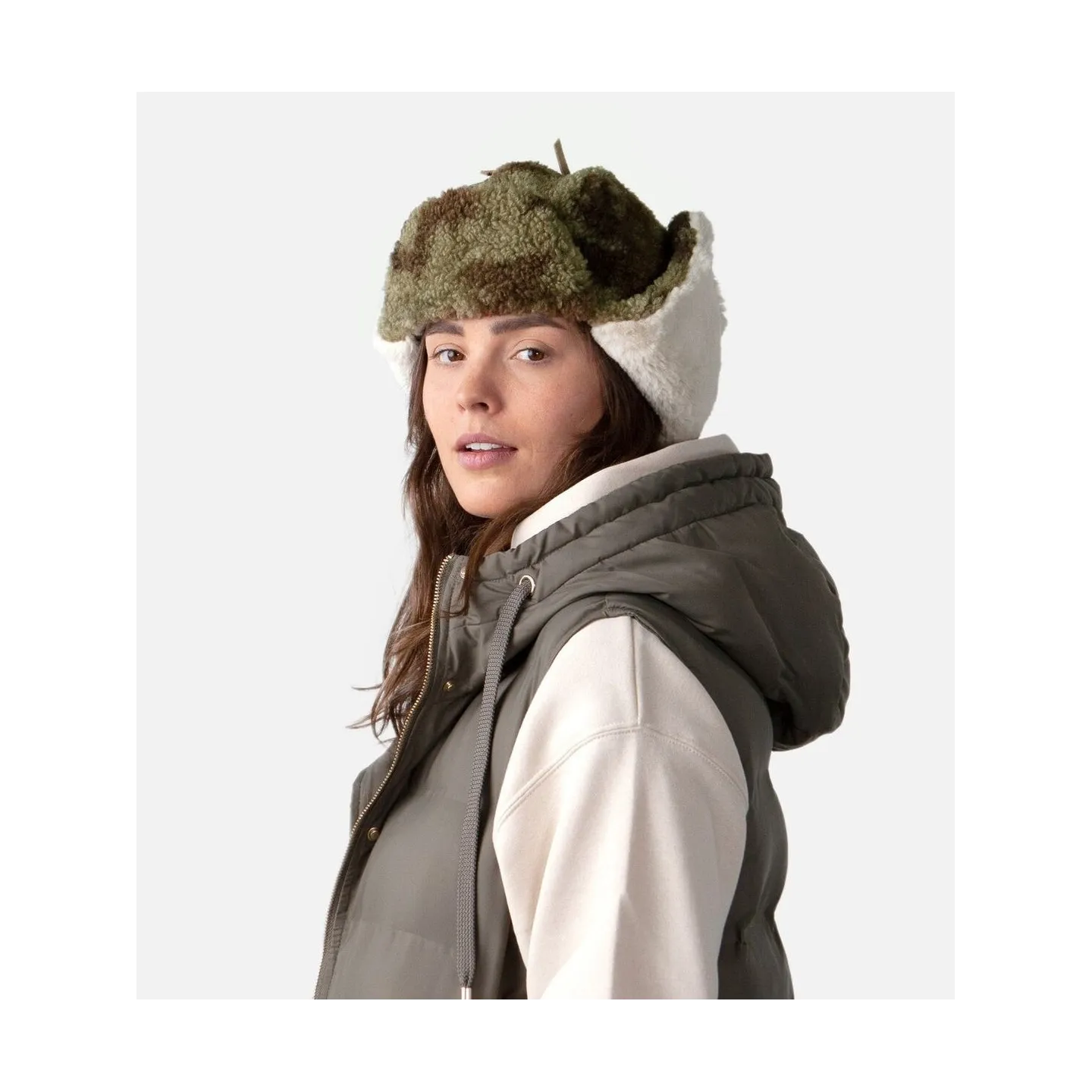 Lucie Bomber Camouflage Trapper Hat - Barts traclet hat shop ref 17467