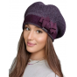 Women's Amparo Plum Beret - Traclet