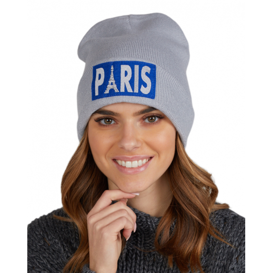 Women's Paris Gray Beanie - Traclet