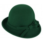 Lidia Cloche Hat Wool Felt Traclet
