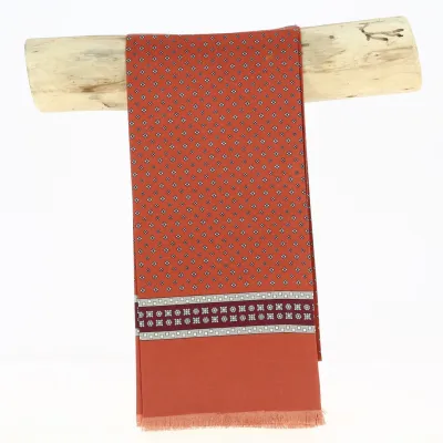 Orange silk scarf - Traclet