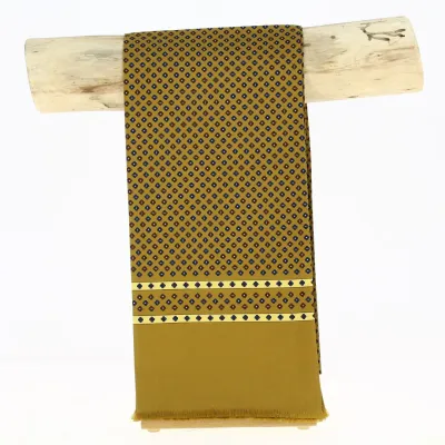 Foulard en soie Dani Jaune Moutarde - Traclet