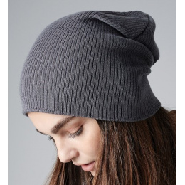 Oversize Acrylic Beanie Grey- Beechfield