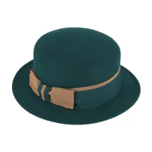 Canotier Feutre laine Turquoise - Fiebig