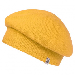 Women's beret Castello Yellow - Roeckl