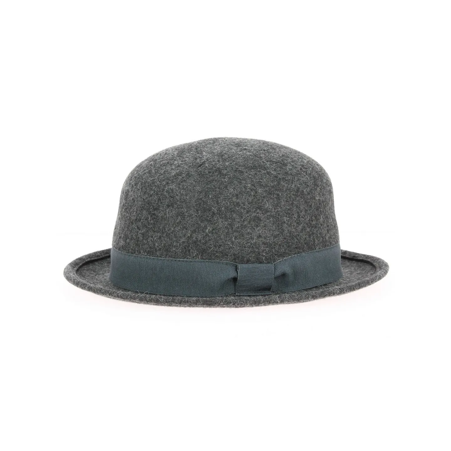 Chapeau Melon Sloven Feutre Laine Anthracite - Traclet