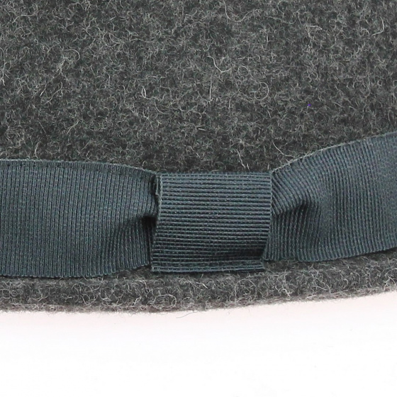 Chapeau Melon Sloven Feutre Laine Anthracite - Traclet