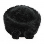 Toque Femme Lola Black with pompons - Traclet