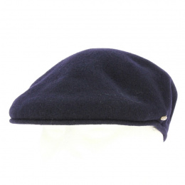 Pyrenees Teflon® Wool Navy Cap Beret - Traclet