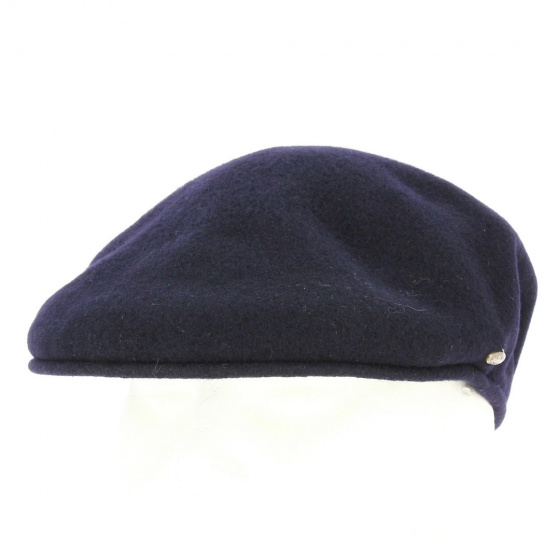 Pyrenees Teflon® Wool Navy Cap Beret - Traclet