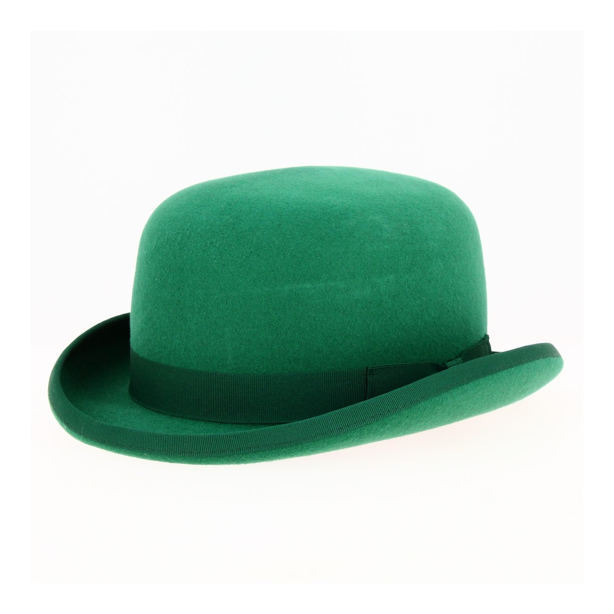 Green Felt Bowler Hat | tyello.com