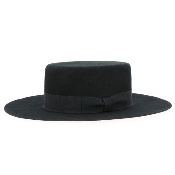 Cordobes Andalou Black Wool Felt - Traclet