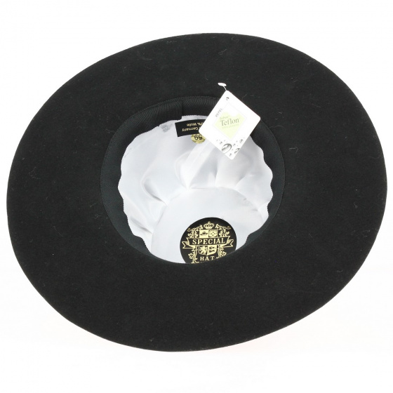 Cordobes Andalou Black Wool Felt - Traclet