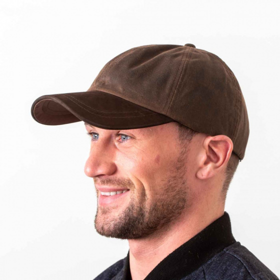 Brown oiled cap - Hatman