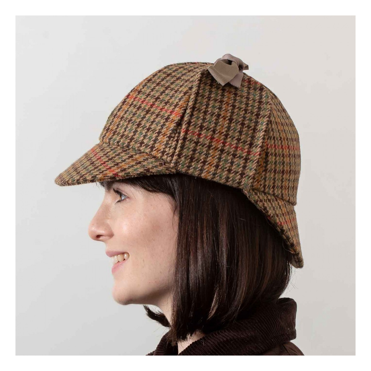 Sherlock Holmes cap - Deerstalker Reference : 9808 | Chapellerie Traclet