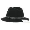 Chapeau Traveller Nantes Feutre Noir Imperméable - Traclet Reference : 17555 | Chapellerie Traclet