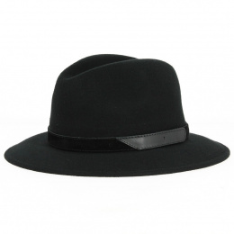 Traveler Hat Nantes Black Felt - Traclet