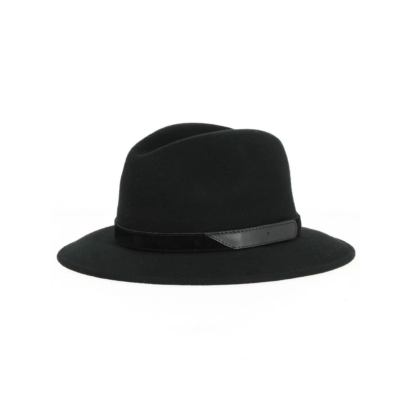 Chapeau Traveller Nantes Feutre Noir - Traclet