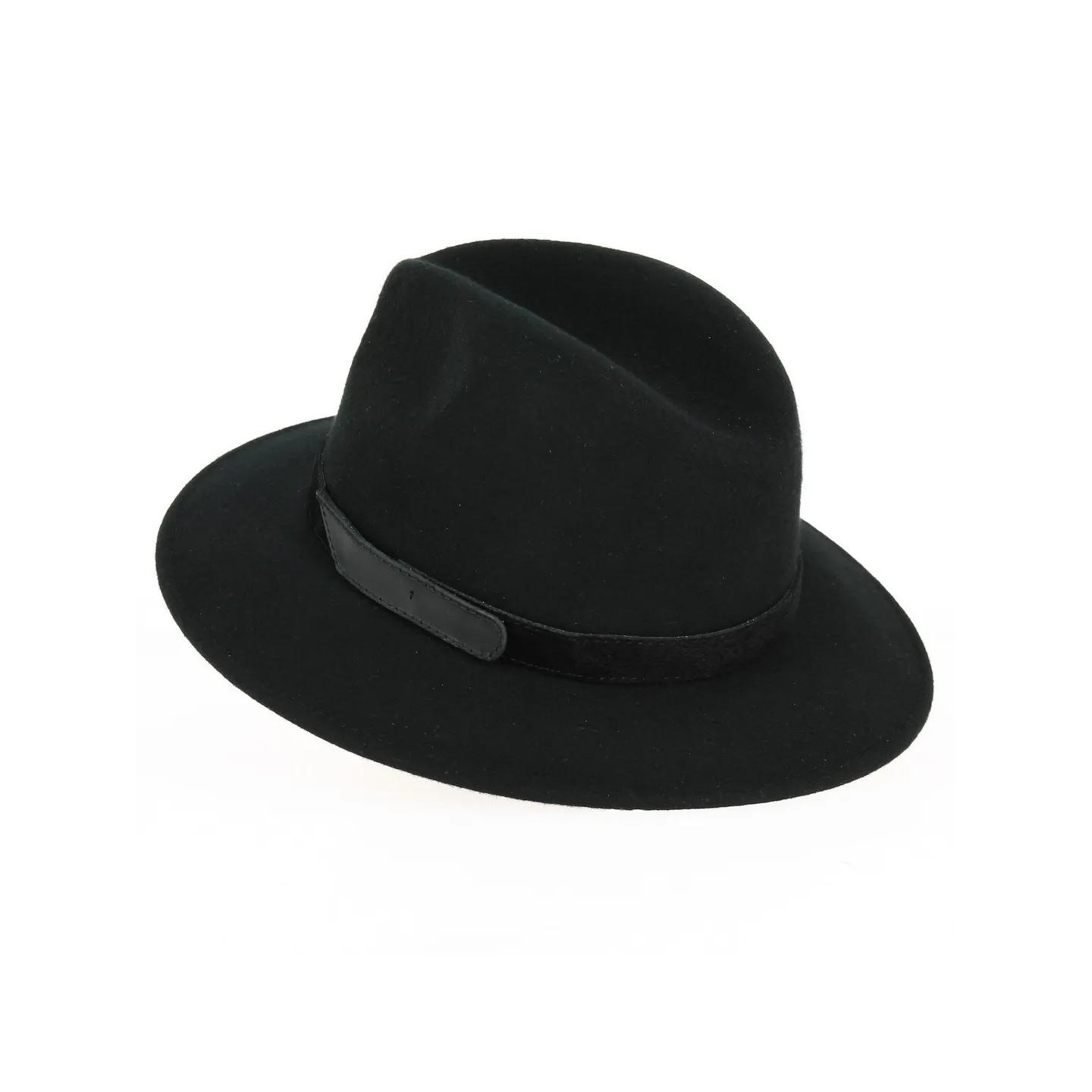 Chapeau Traveller Nantes Feutre Noir - Traclet