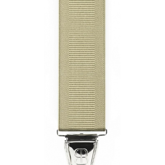 Solid Color Clip-on Suspenders Made in France