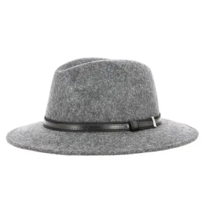 Chapeau Traveller Ambierle Feutre Laine Anthracite - Traclet