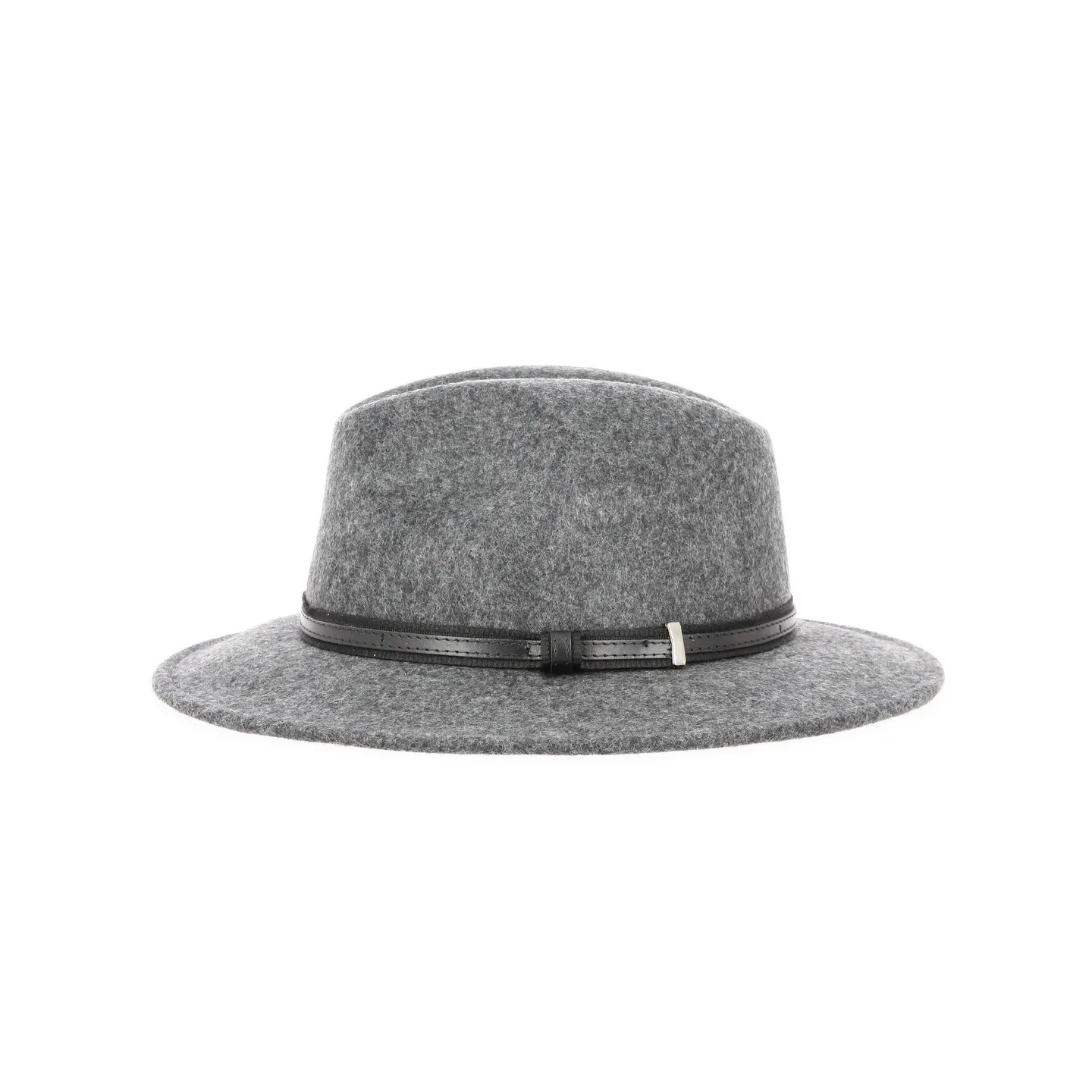 Chapeau Traveller Ambierle Feutre Laine Anthracite - Traclet