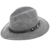 Chapeau Traveller Ambierle Feutre Laine Anthracite - Traclet