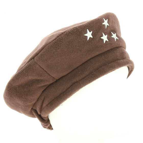 Polar beret with metal star - Angiolo