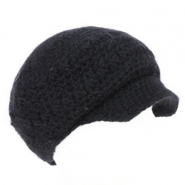 Angora Newsboy Cap - Traclet