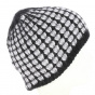 Bonnet Abeille Bicolore Angora Noir - Traclet