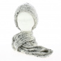 Acrylic hat and scarf set - Traclet