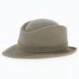 Trilby Asymmetrical Beige Hat - Traclet