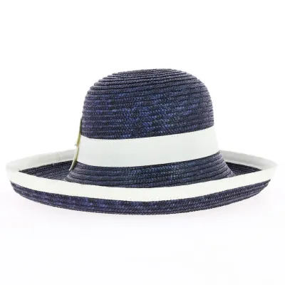 Chapeau de Cérémonie Elyne Bordé Paille - Traclet Référence : 15375 | Chapellerie Traclet
