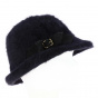 Trilby Angora Hat Black- Traclet