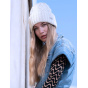 Urula knitted hat Ecru- Pipolaki