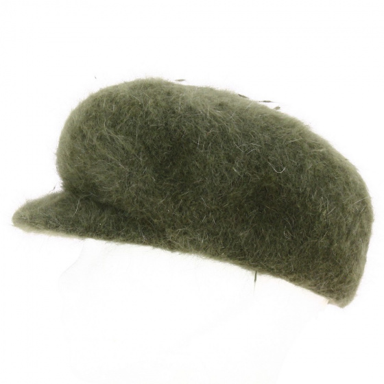 Gavroche Angora cap olive green - Traclet