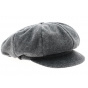 Janice Gray Fleece Newsboy Cap - Traclet