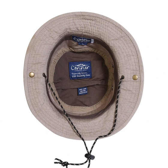 Beige Cotton Outdoor Hat - Conner Hats