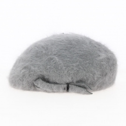 Angora beret with bow - Traclet