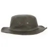 Chapeau Kirwee Cuir Mouton Marron - Aussie Apparel