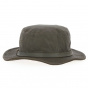 Kirwee Brown Sheepskin Leather Hat - Aussie Apparel