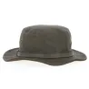 Chapeau Kirwee Cuir Mouton Marron - Aussie Apparel