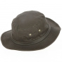 Brown Sheepskin Leather Kirwee Hat - Aussie Apparel