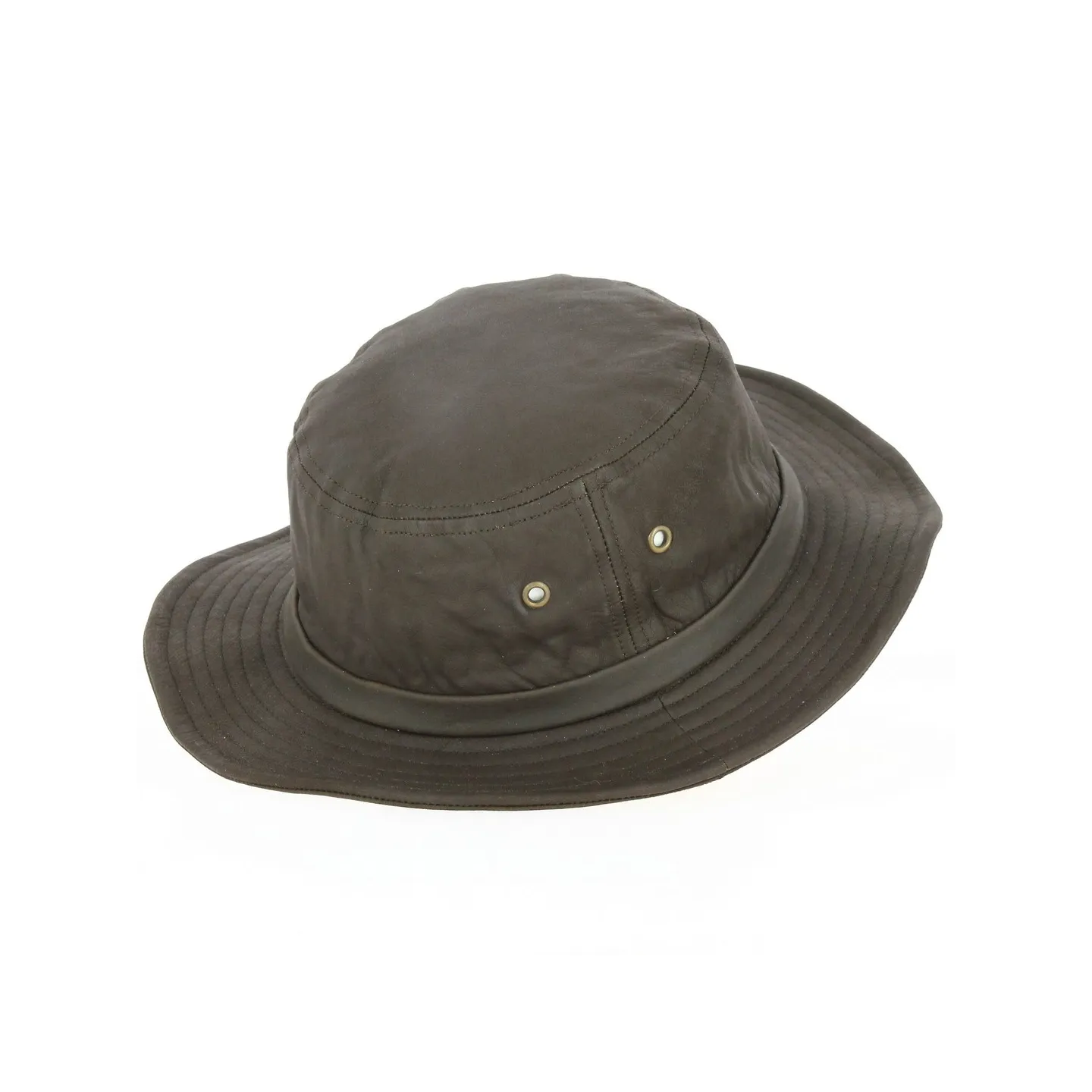 Chapeau Kirwee Cuir Mouton Marron - Aussie Apparel