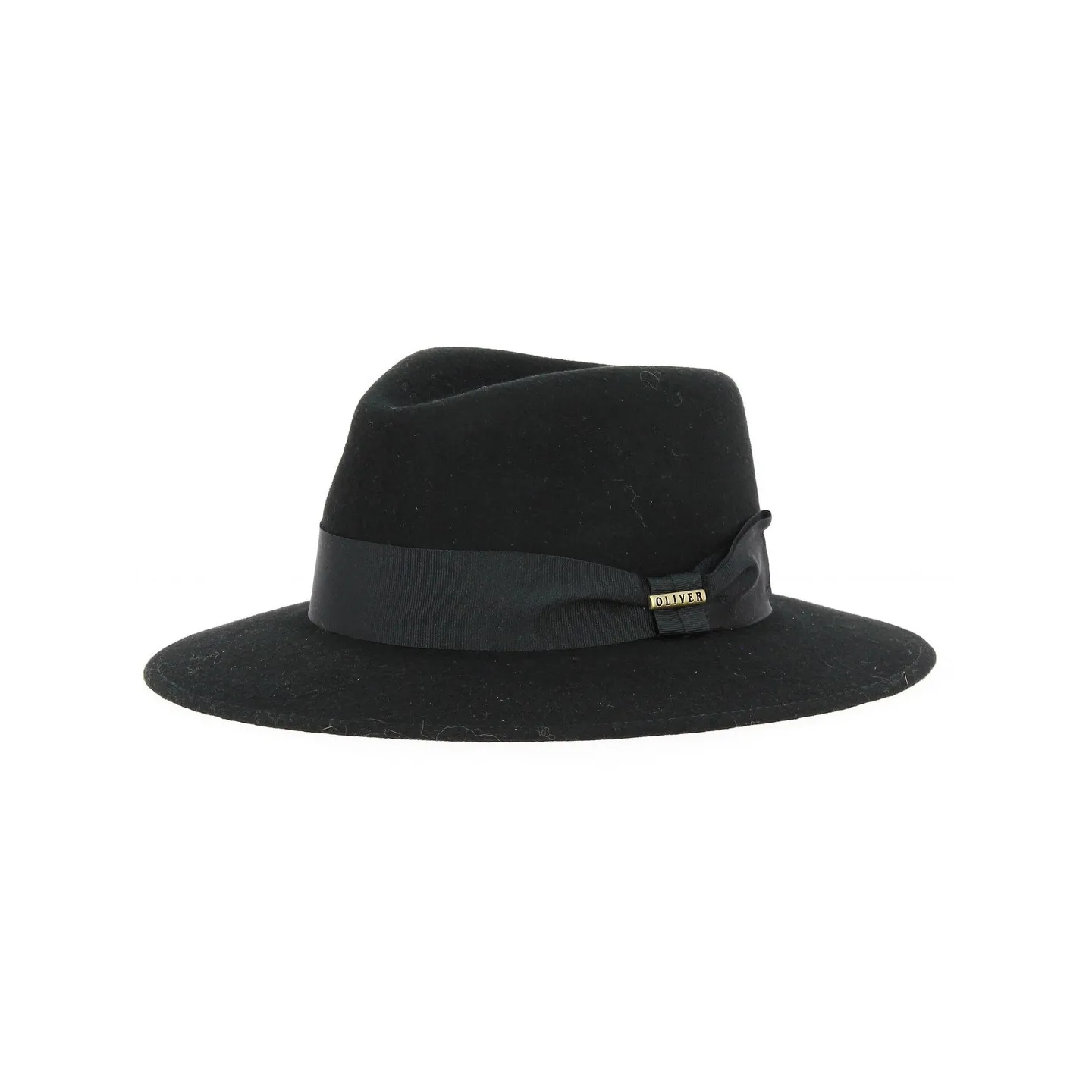 Chapeau Fedora Chester Feutre Laine Noir - Traclet