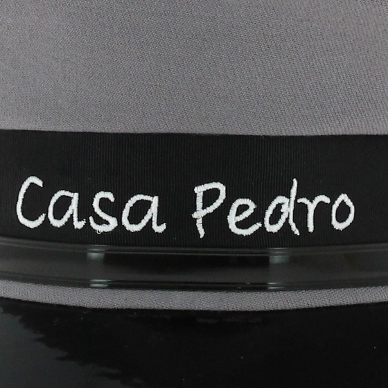 Customized grey chauffeur cap